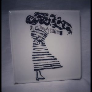 دختری در باد