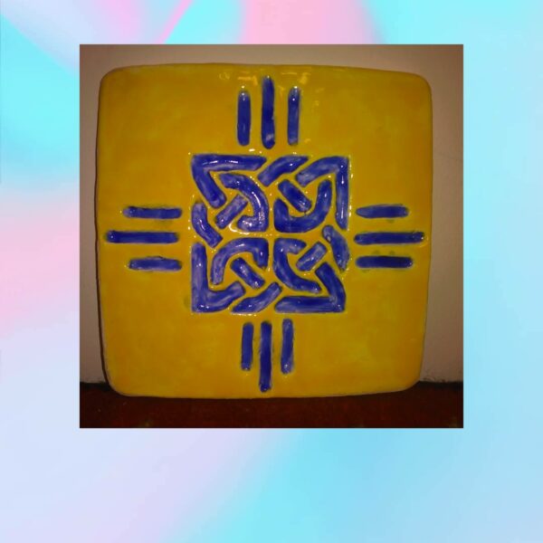 دیوارکوب سفالی