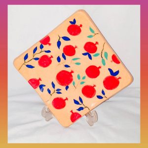 بشقاب طرح انار