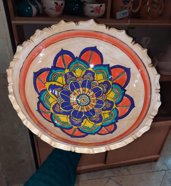 ظرف میوه خوری سفالی